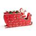Calendrier de l Avent Traineau Pre Nol (35 cm) - Bois. n2