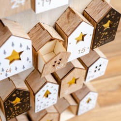 Calendrier de l Avent Maisonnettes (45cm) - Bois. n°3