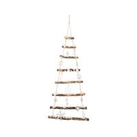 Sapin Mural Branches enneiges (100 cm) LED - Bois et Corde