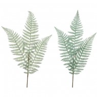 Branche Fougère Givré - 90 cm