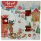 Calendrier de l'Avent avec boules de Noël - Rouge images:#0