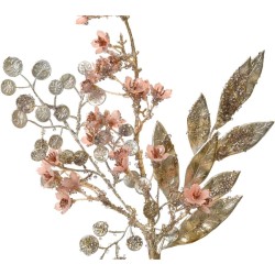 Branche Or Paillettes 60 cm - Perles Rocaille. n1