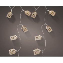 Guirlande LED Lumineuse  Maison Bois. n1