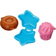 3 Mini Moules Cakes Pop Gourmands - Plastique