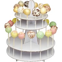 Prsentoir 28 Cakes Pop Classy Blanc