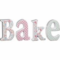 4 Grandes Lettres Dco Bake - Cramique