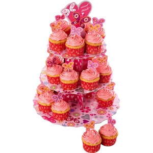 Prsentoir et Kit dco Cupcakes Papillons