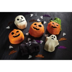 Moule silicone 6 Muffins Halloween. n1