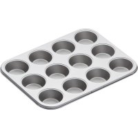 Moule 6 Mini Cakes Fleurs (7 cm) - Métal