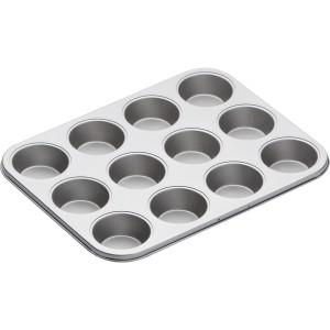 Plaque 12 Moules Cupcakes (7 cm) - Mtal