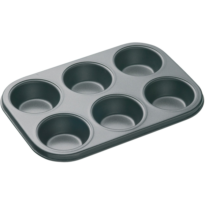 Plaque 6 Moules Cupcakes (7 cm) - Mtal 