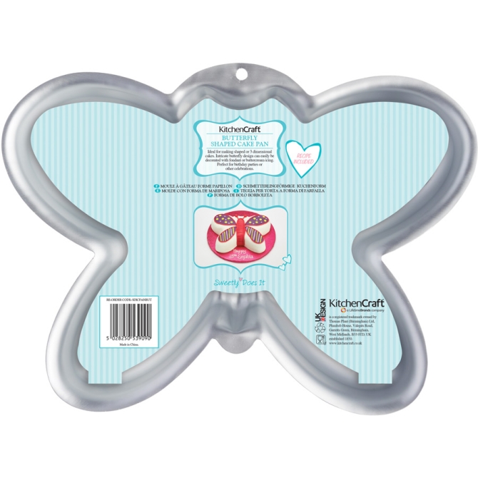 Moule Papillon en Relief (27 cm) - Mtal 