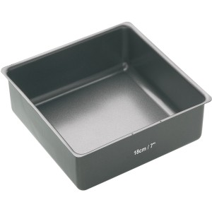 Moule Carr  Base Amovible (18 cm) - Acier