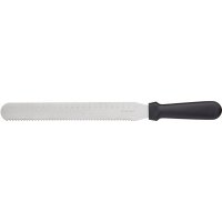 Couteau plat crant 26 cm - Inox