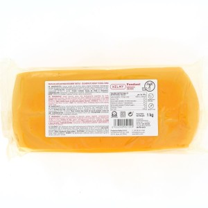 Pâte à sucre Orange 1kg Kelmy