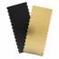 2 Semelles  Bche Festonnes Or/Noir (24 cm)