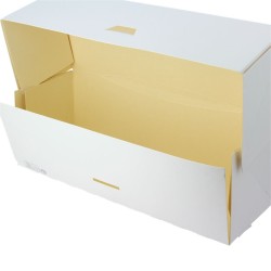 Bote  Bche Blanche (30 cm) - Carton. n1