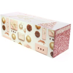 Bote  Bche Joyeuses Ftes Rose Chic - 30 cm. n1