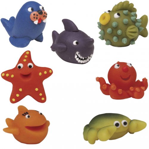 7 Animaux Marins En Pate D Amande Pour L Anniversaire De Votre Enfant Annikids