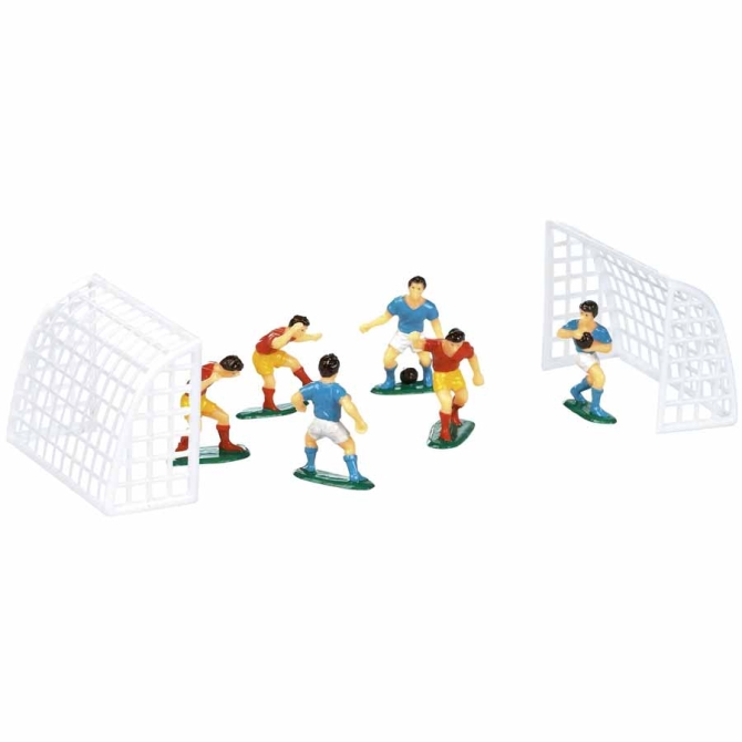 Figurines Footballeurs avec Buts 