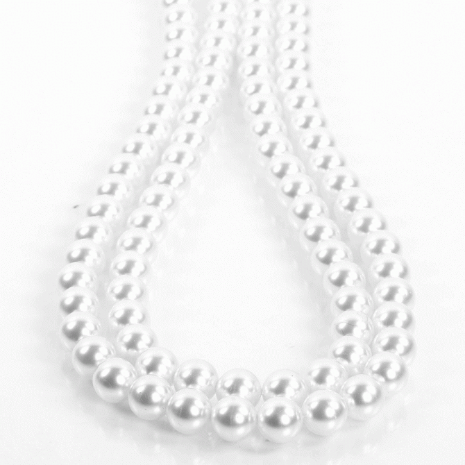 Perles de Dcorations Blanches 