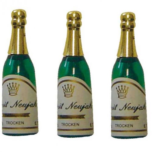 4 Bouteilles de Champagne en plastique 