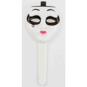 6 Masques de Carnaval en plastique