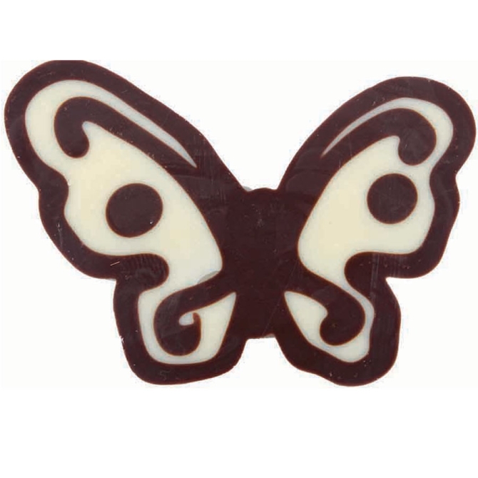 3 Papillons Chocolat 