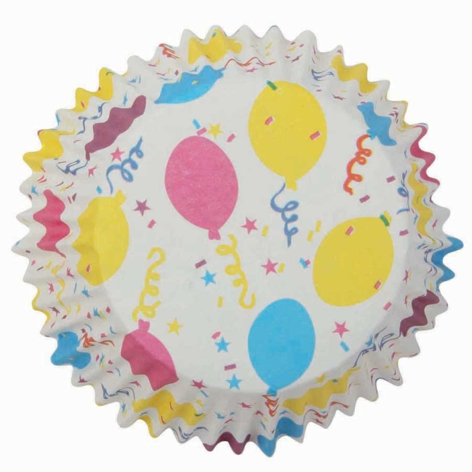 25 Caissettes  Cupcakes Ballons 