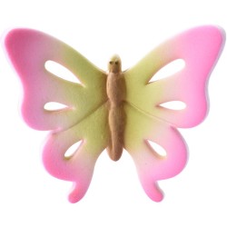 3 Papillons Multicolores 3D (3, 5 cm) - Sucre. n2