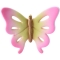 3 Papillons Multicolores 3D (3,5 cm) - Sucre images:#2