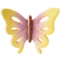 3 Papillons Multicolores 3D (3,5 cm) - Sucre images:#3