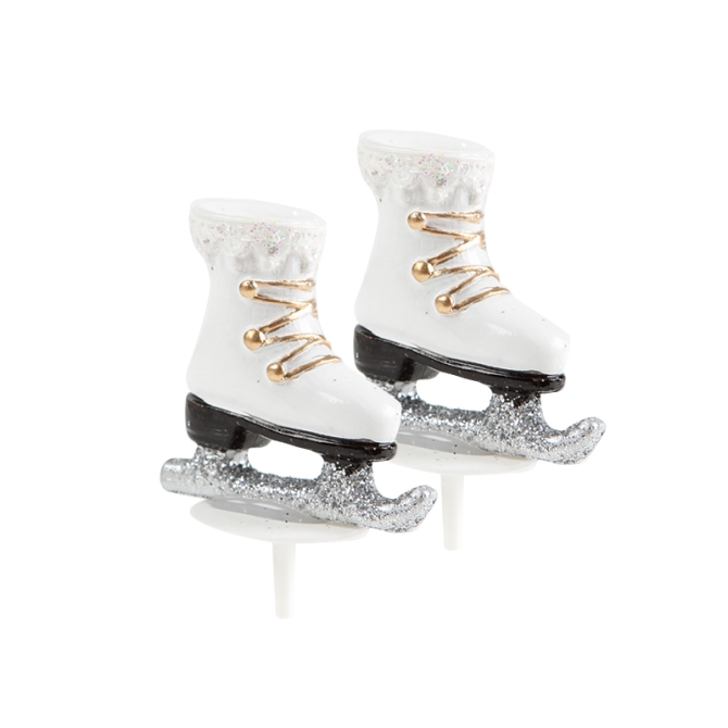 2 Pics Patins  Glace (4 cm) - Plastique 