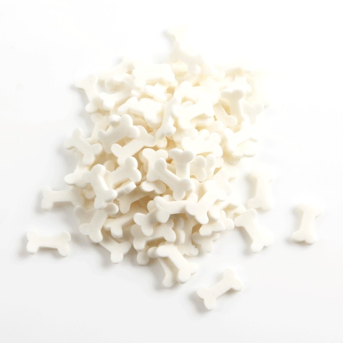 Confettis Os blancs (50 g) - Sucre 