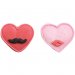 1 Coeur Moustache + 1 Coeur Bisous. n°1