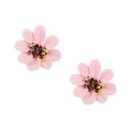 2 Fleurs Marguerite Rose (4 cm) - Non comestible