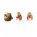 3 Pics Hrisson (5, 5 cm) - Plastique. n1