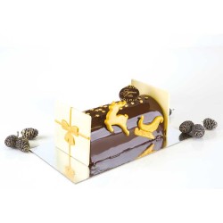 5 Mdaillons Boules Joyeuses Ftes (3, 8 cm) - Chocolat Noir. n1