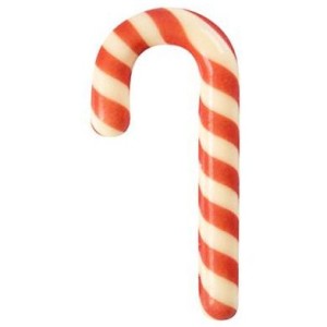 1 Canne à Sucre 2D ( 5 cm) - Chocolat Blanc