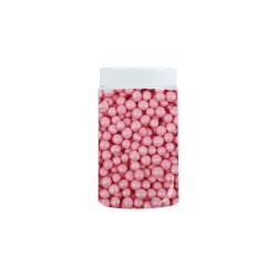 Sachet Petites Perles Rose Nacr (50 g - 4 mm) - Sucre. n1