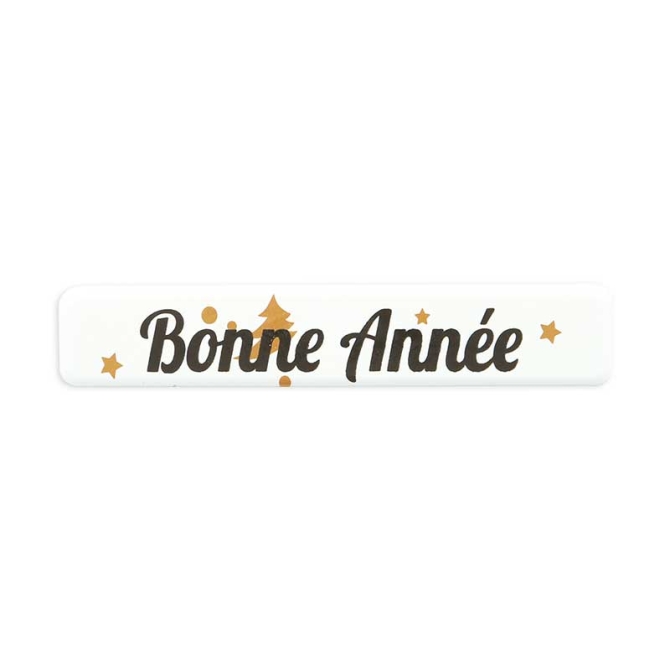 1 Plaquette Bonne Anne (8 cm) - Chocolat Blanc 