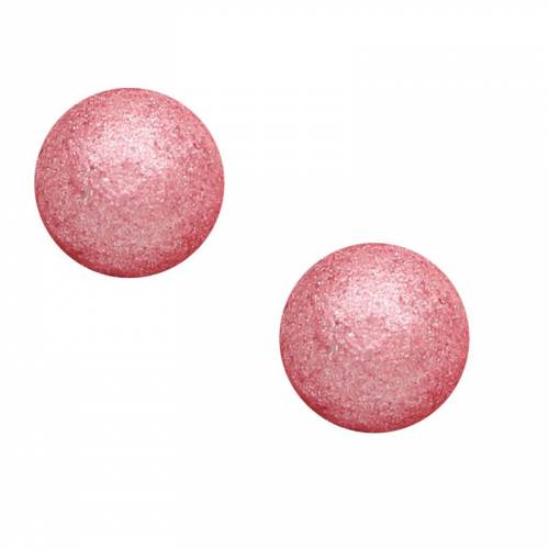 2 Boules Disco Bordeau (2, 2 cm) - Chocolat Blanc 