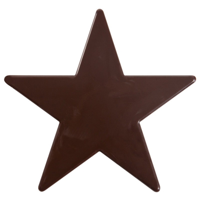 5 Etoiles (2, 5 cm) - Chocolat Noir 