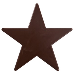 1 Etoile (9 cm) - Chocolat Noir