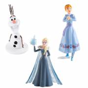 Set Figurines Reine des Neiges, Elsa, Anna, Olaf