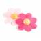 2 Fleurs Rose Marguerite 6cm - Azyme images:#0