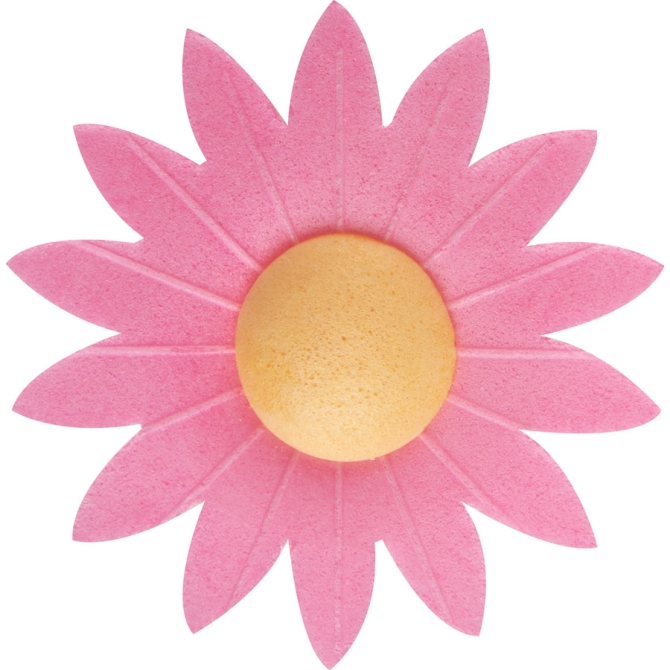 2 Fleurs Rose Daisy 6cm - Azyme 