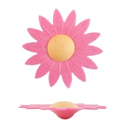 2 Fleurs Rose Daisy 6cm - Azyme. n1