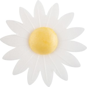 2 Fleurs Blanc Daisy 4.5cm - Azyme