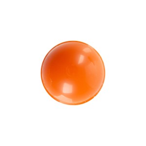 2 Boules Oranges 2,2 cm - Chocolat Blanc